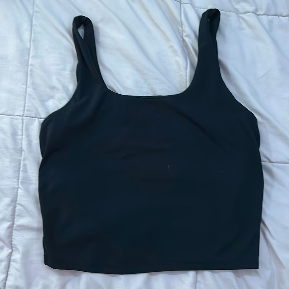 Black tank top